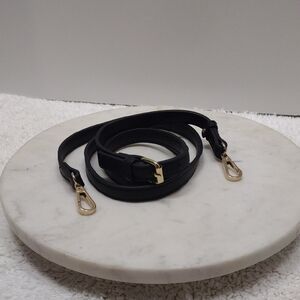 Black Strap 5 Eyelets Adjustable 46"- 49 3/4"Long x 1/2" Wide #B-02